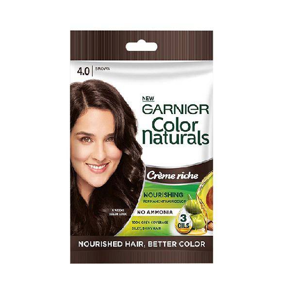 Garnier Color Naturals 4.0 Brown - 30 ml + 30 gms
